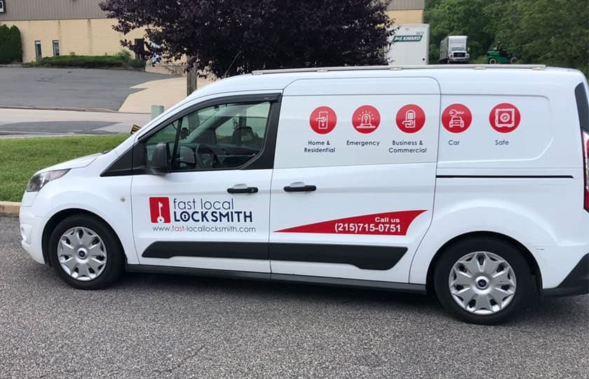 local locksmith company van