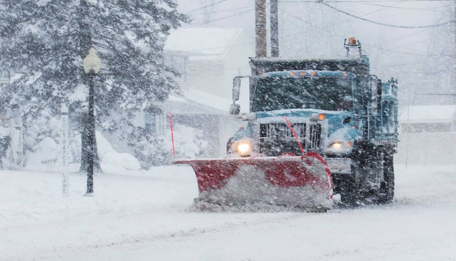 Snow Removing Truck