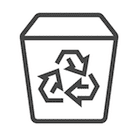 recycle box icon