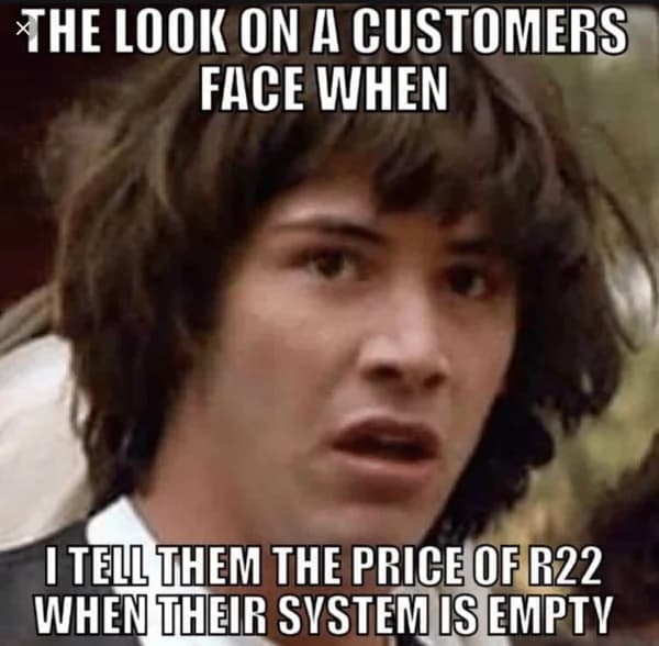 Price R22 Empty System