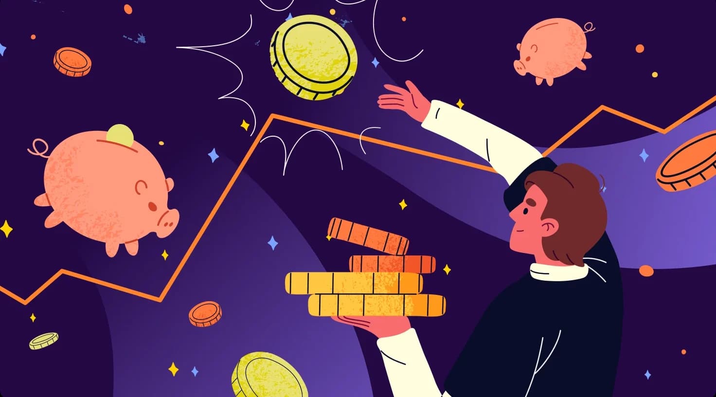 Collect Money Illustration Aspect Ratio 1472 816