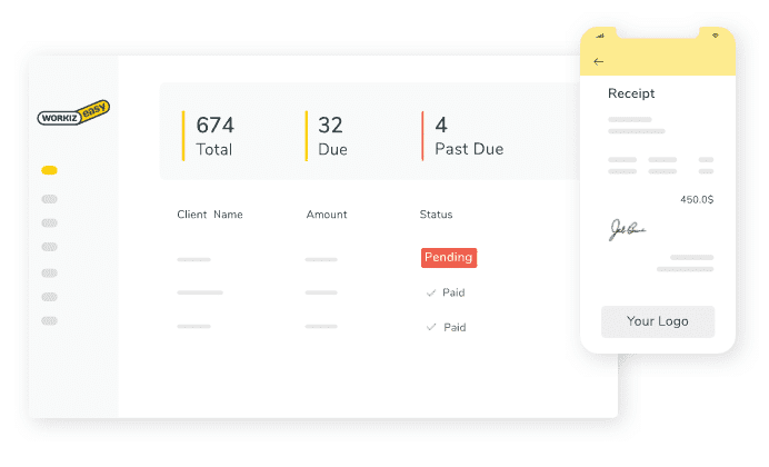 sending invoices using workiz