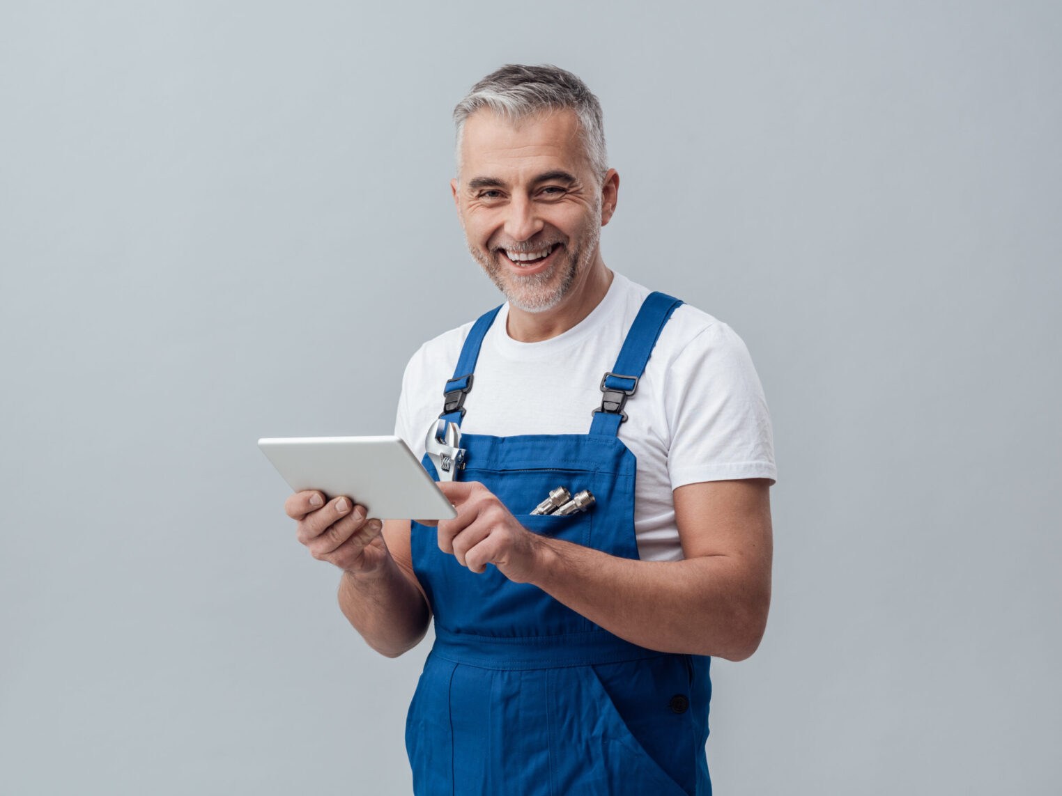 Plumber With A Tablet