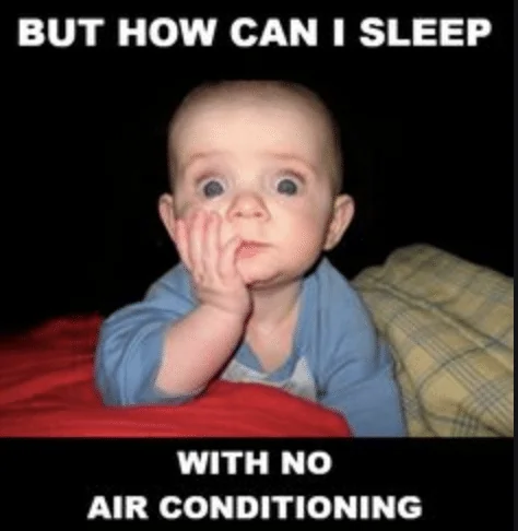 Cant Sleep Without Ac