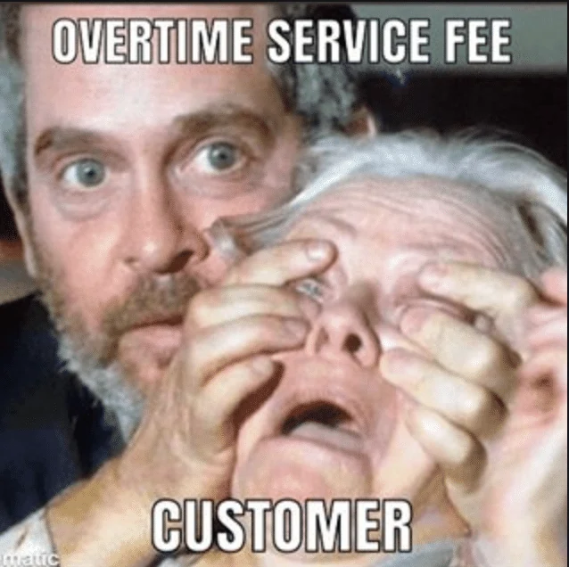 Overtime Service Fee