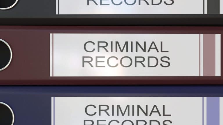 Criminal Records Folders