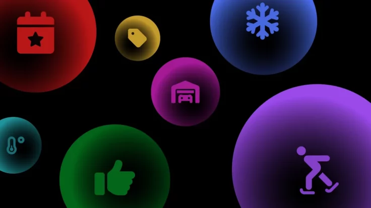 Bubbles With Icons Aspect Ratio 1472 816