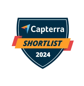 Badge Capterra Shortlist 2024